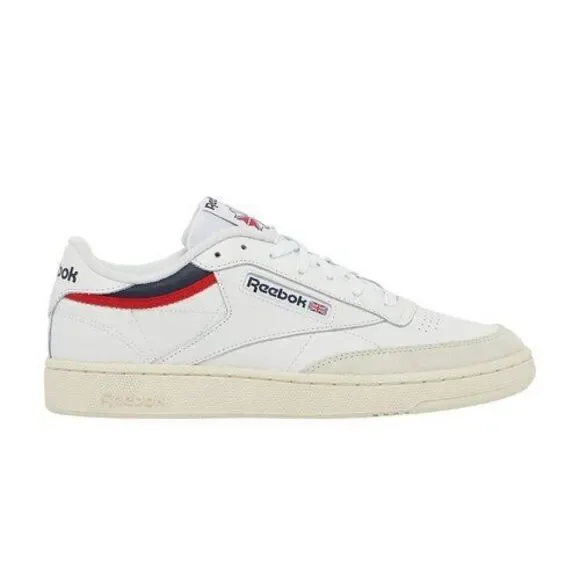 Reebok Club C 85 IE2586 Sneaker Unisex White Leather Low Top Running Shoe FL2973 - Picture 3 of 10